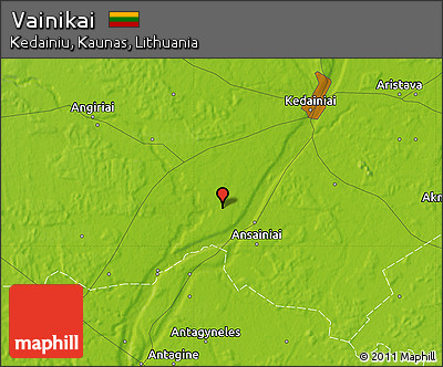 Physical Map of Vainikai