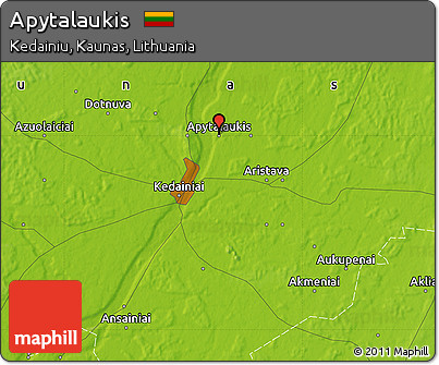 Physical Map of Apytalaukis