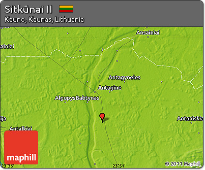 Physical Map of Sitkūnai II