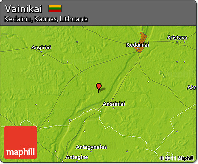 Physical Map of Vainikai