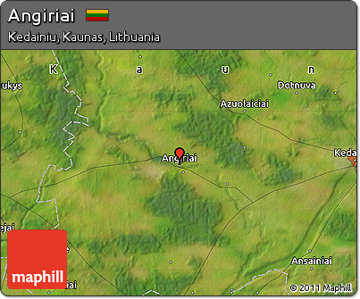 Satellite Map of Angiriai