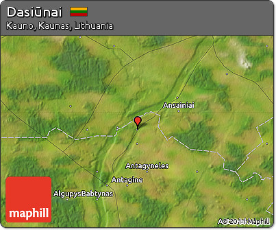 Satellite Map of Dasiūnai
