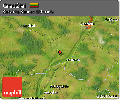 Satellite Map of Graužiai