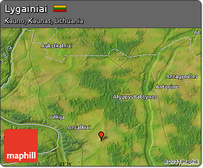 Satellite Map of Lygainiai