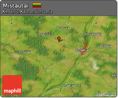 Satellite Map of Mištautai