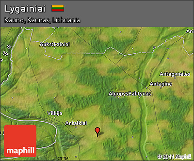 Satellite Map of Lygainiai