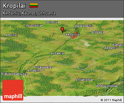 Satellite Panoramic Map of Kropilai