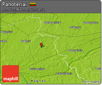 Physical 3D Map of Panoteriai