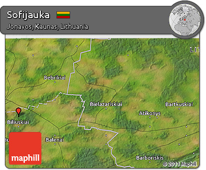 Satellite 3D Map of Sofijauka