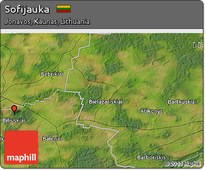Satellite 3D Map of Sofijauka