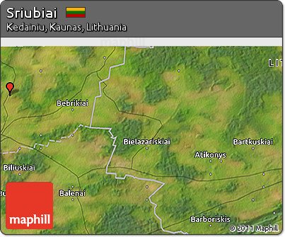 Satellite 3D Map of Sriubiai