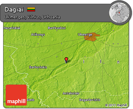 Physical Map of Dagiai