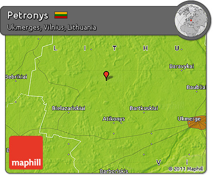 Physical Map of Petronys
