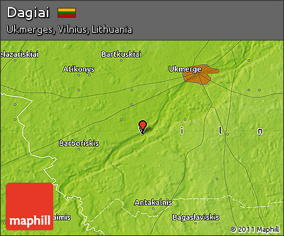Physical Map of Dagiai
