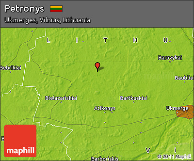 Physical Map of Petronys