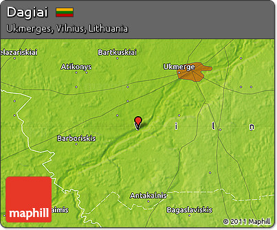 Physical Map of Dagiai