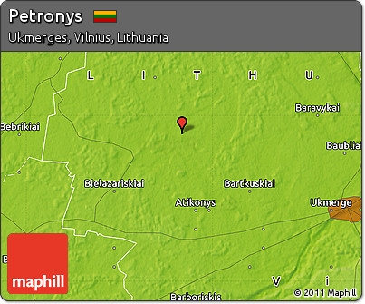 Physical Map of Petronys