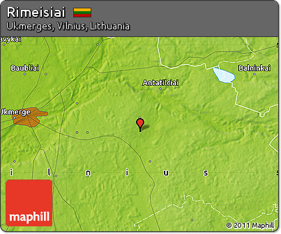Physical Map of Rimeisiai