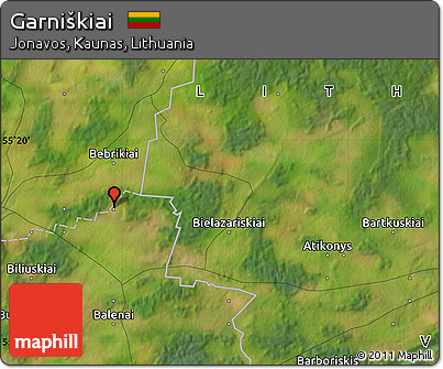 Satellite Map of Garniškiai