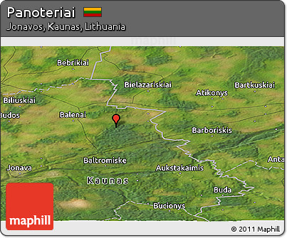 Satellite Panoramic Map of Panoteriai