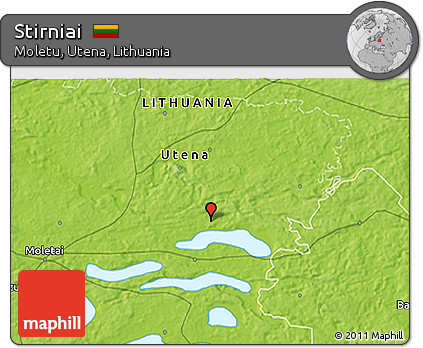 Physical 3D Map of Stirniai