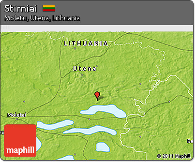 Physical 3D Map of Stirniai