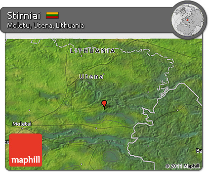 Satellite 3D Map of Stirniai