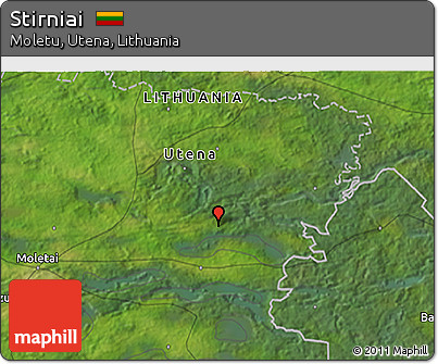 Satellite 3D Map of Stirniai