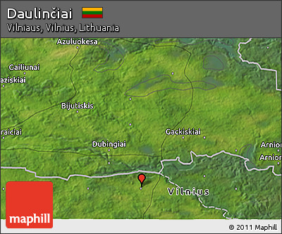 Satellite 3D Map of Daulinčiai