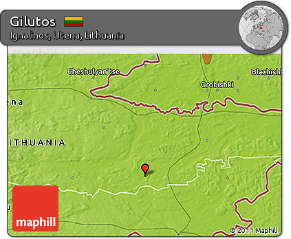 Physical 3D Map of Gilutos