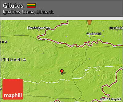 Physical 3D Map of Gilutos