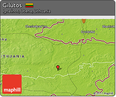 Physical 3D Map of Gilutos