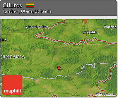 Satellite 3D Map of Gilutos