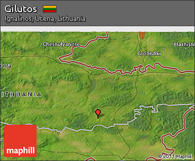 Satellite 3D Map of Gilutos