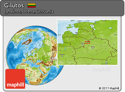 Physical Location Map of Gilutos