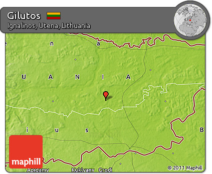 Physical Map of Gilutos