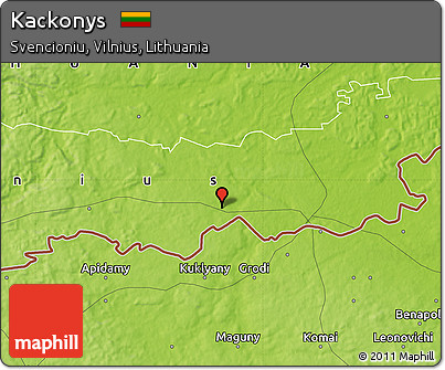 Physical Map of Kackonys