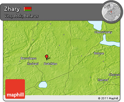 Physical 3D Map of Zhary