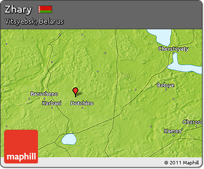 Physical 3D Map of Zhary