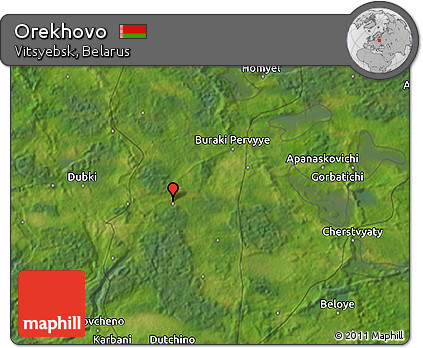 Satellite 3D Map of Orekhovo