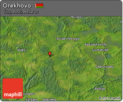 Satellite 3D Map of Orekhovo