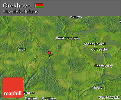 Satellite 3D Map of Orekhovo
