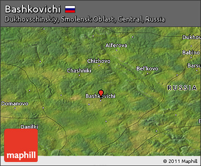 Satellite 3D Map of Bashkovichi