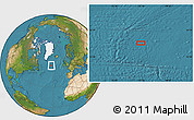 Satellite Location Map of the area around 55° 11' 31" N, 32° 13' 30" W