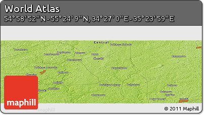 Physical Panoramic Map of the Area around 55° 11' 31" N, 34° 55' 29" E