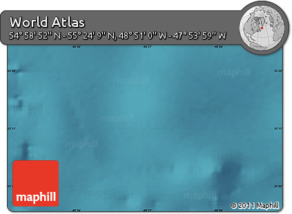 Satellite Map of the Area around 55° 11' 31" N, 48° 22' 30" W