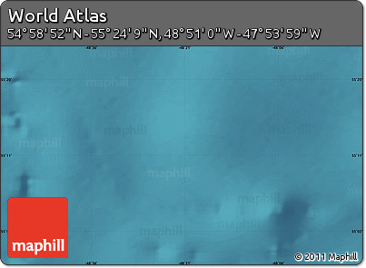 Satellite Map of the Area around 55° 11' 31" N, 48° 22' 30" W