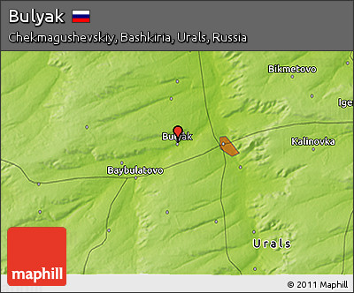 Physical 3D Map of Bulyak