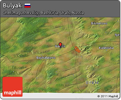 Satellite 3D Map of Bulyak