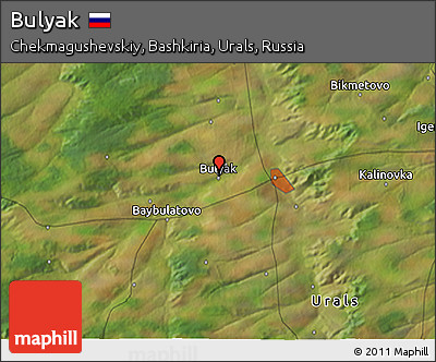 Satellite 3D Map of Bulyak